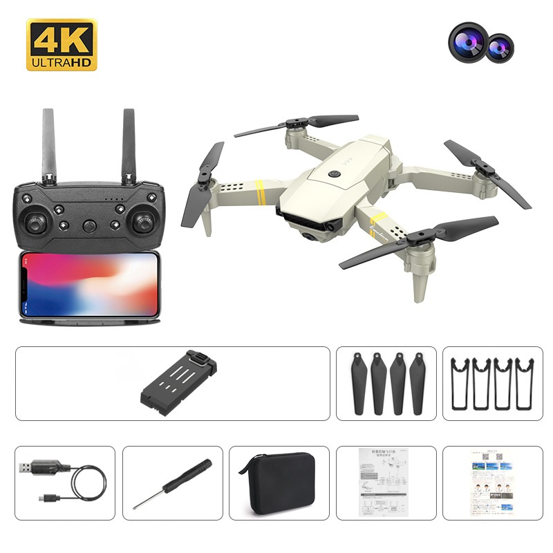 Máy bay điều khiển từ xa E58 Pro camera kép 4K cực nét