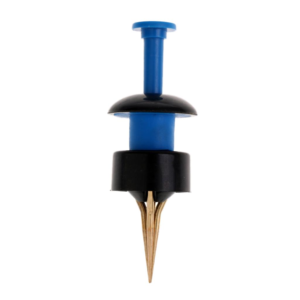 Portable Copper Bloodworm Clip Baits Lures Earthworm Clip Tool for Fishing