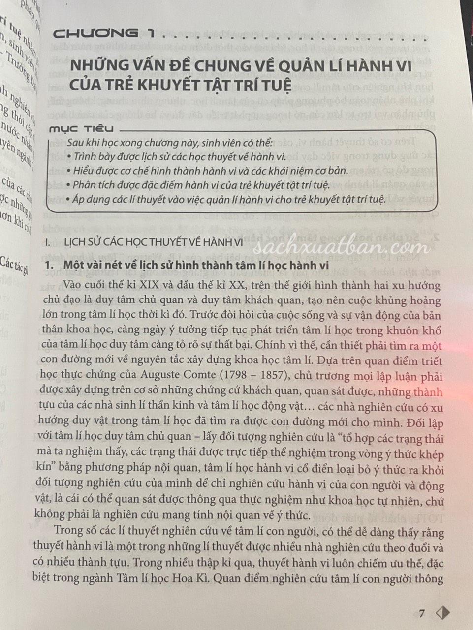 Sách Giáo Trình Quản Lí Hành Vi Của Trẻ Khuyết Tật Trí Tuệ