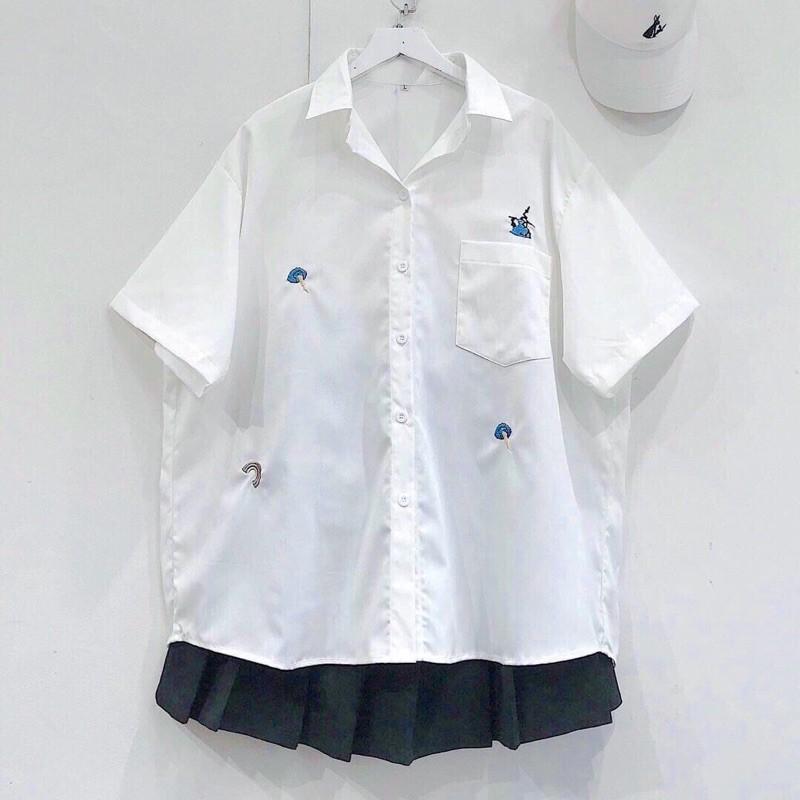 Áo sơmi thêu Bale unisex