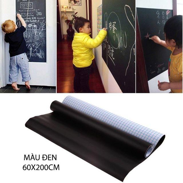 BẢNG DÁN TƯỜNG BẰNG NHỰA PVC LOẠI 60X200CM, 60x100CM (CÓ MÀU ĐEN, Trắng, xanh)