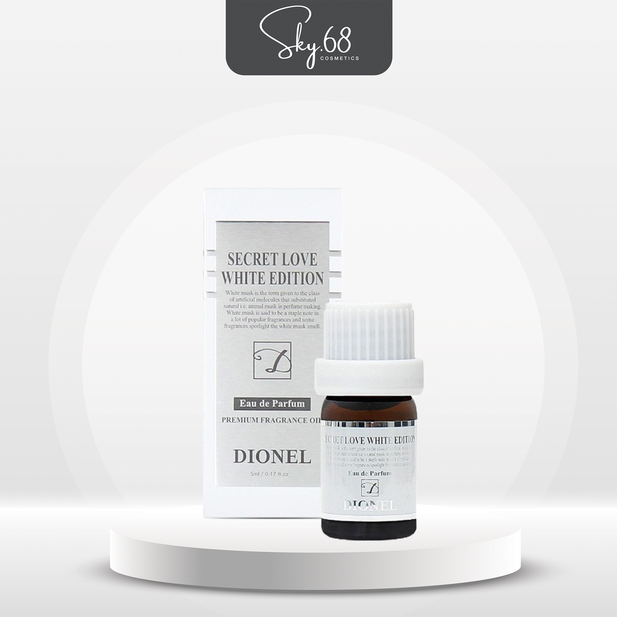 Nước Hoa V.ùng K.ín Hương Hoa Cam Thuần Khiết DIONEL Secret Love Nature White Edition Special Inner Perfume 5ml