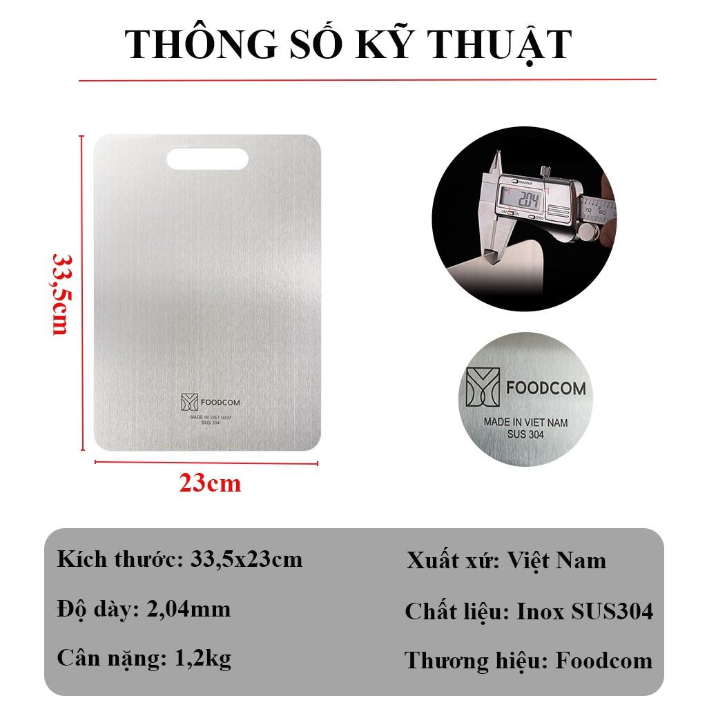 Thớt inox 304 KHÁNG CHỐNG KHUẨN KHÔNG MÙI, Thớt inox KHÁNG KHUẨN SIZE TO 34CM  dày 2 ly - HÀNG CHẤT LƯỢNG CAO