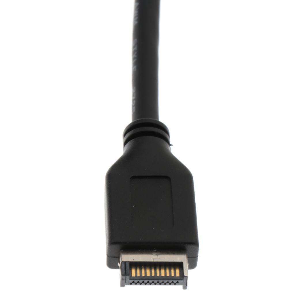 USB 3.1 Motherboard to USB-.1 Type C 2 Port External Bracket Panel