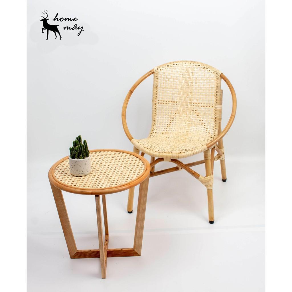 Ghế mây tre đan sơn bóng HOME MÂY chất lượng cao  , cung cấp cho quán cafe nhà hàng khách sạn