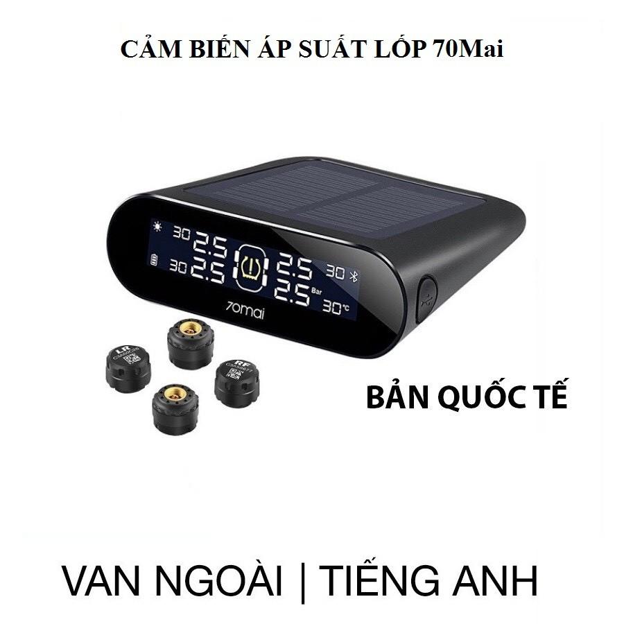 Cảm biến áp suất, nhiệt độ lốp Xiao  mi 70Mai Lốp ngoài tiện lợi hiển thị áp suất trên màn hình