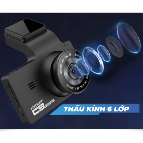 Hình ảnh VIETMAP C9 - Camera hành trình Full HD góc rộng 170° - Hàng chính hãng