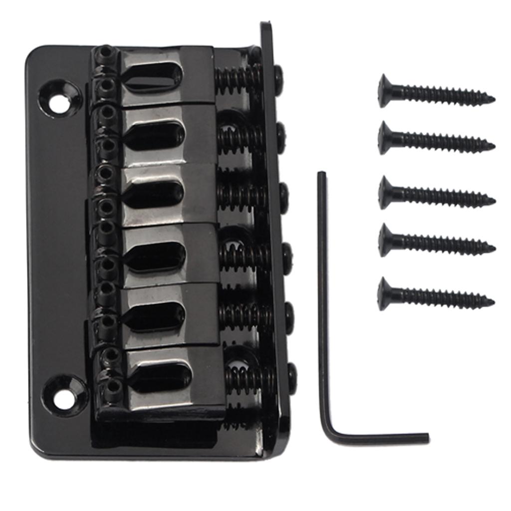 Baoblade Kim Loại 73mm Kim Loại Cố Định Đuôi Cứng Yên Cầu Đuôi 6 Dây Đàn Guitar Một Phần