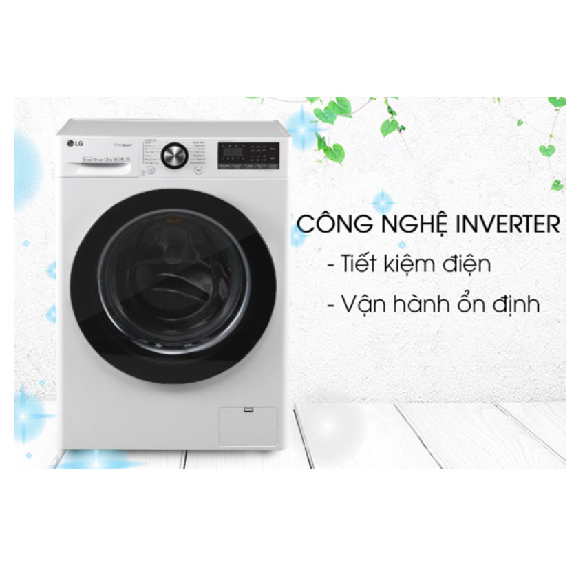 Máy giặt LG Inverter 10.5 kg FV1450S3W - HÀNG CHÍNH HÃNG