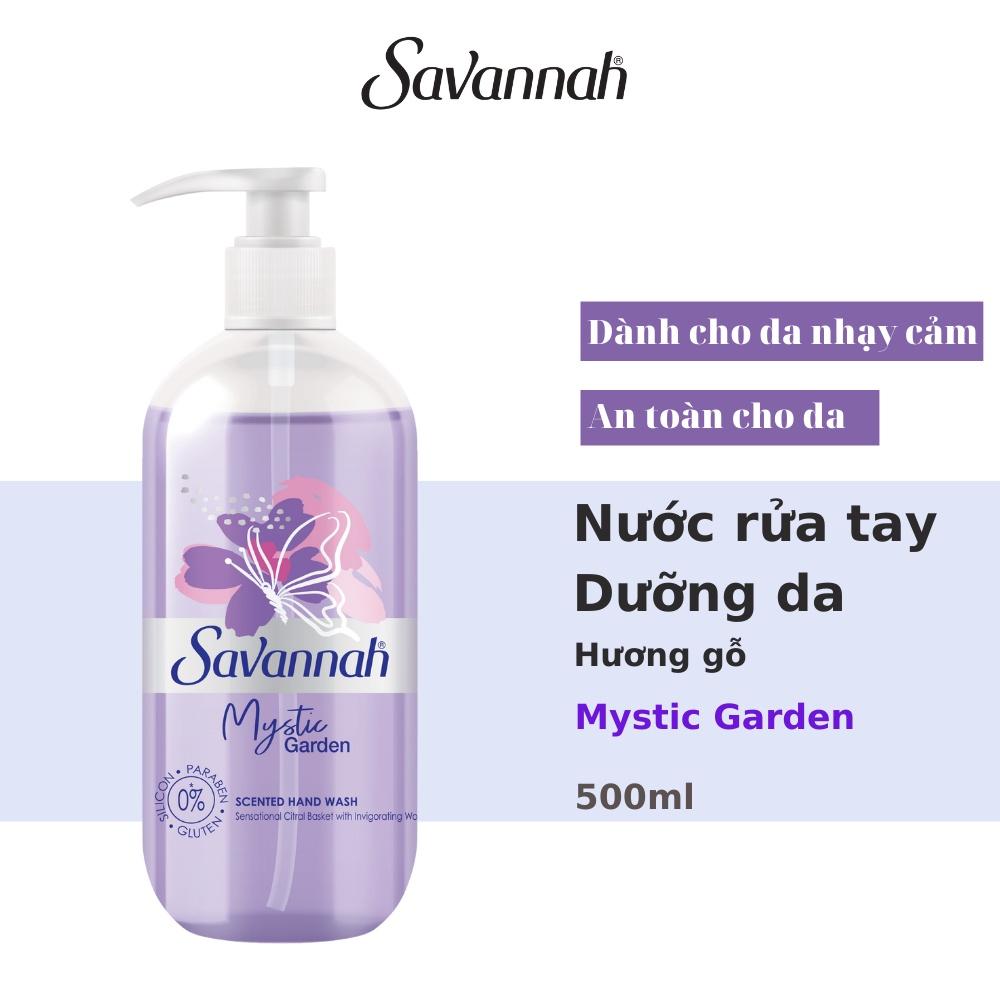 Nước rửa tay dưỡng da Savannah Moment Mystic Garden (Hương gỗ)