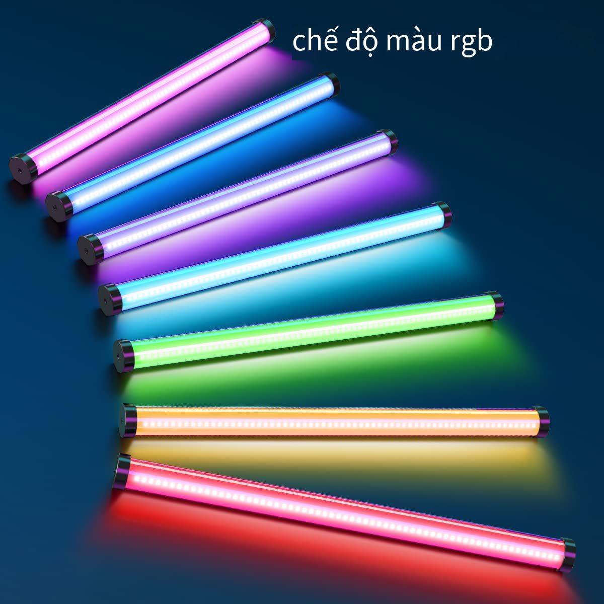 Đặc biệt RGB lấp đầy thanh ánh sáng thanh di động ánh sáng hai màu nhiệt độ đầy đủ màu sắc cầm tay lấp đầy thanh ánh sáng LED chụp ảnh không khí chiếu sáng đèn tranh