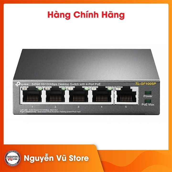 Cổng nối mạng TP-LINK TL-SF1005P Hàng chính hãng