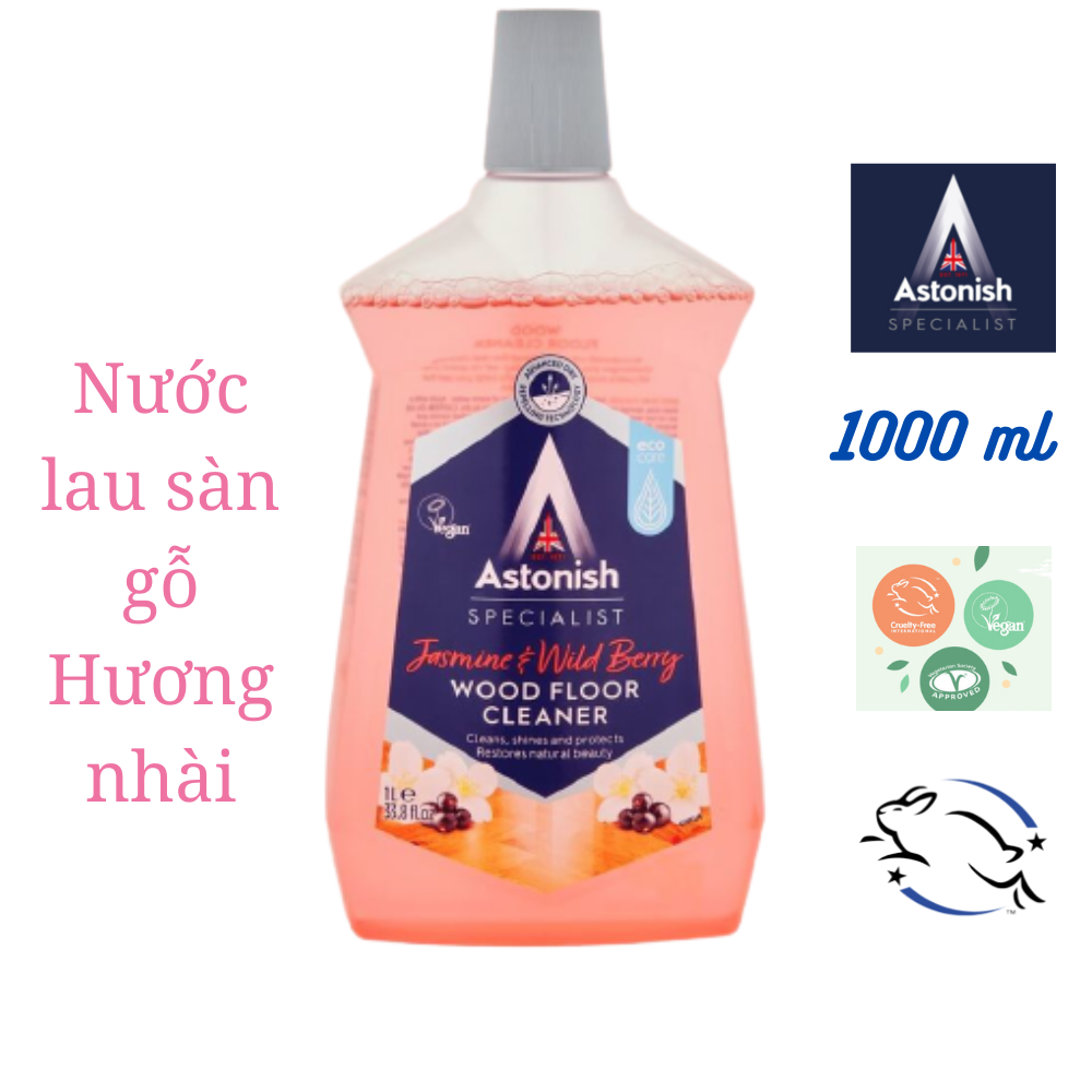 Nước lau sàn gỗ tinh chất hoa nhài và dâu dại Astonish C6120