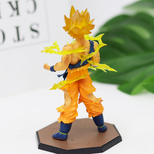 Mô hình Dragon Ball - Mô hình SonGoku super saiyan siêu đẹp kèm hiệu ứng