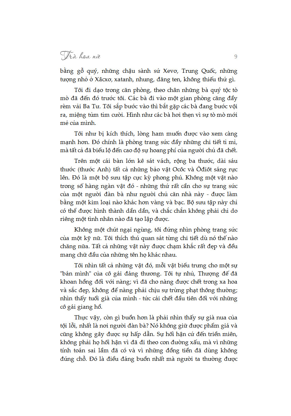 Sách - Trà Hoa Nữ (Bìa Cứng) Ố VÀNG
