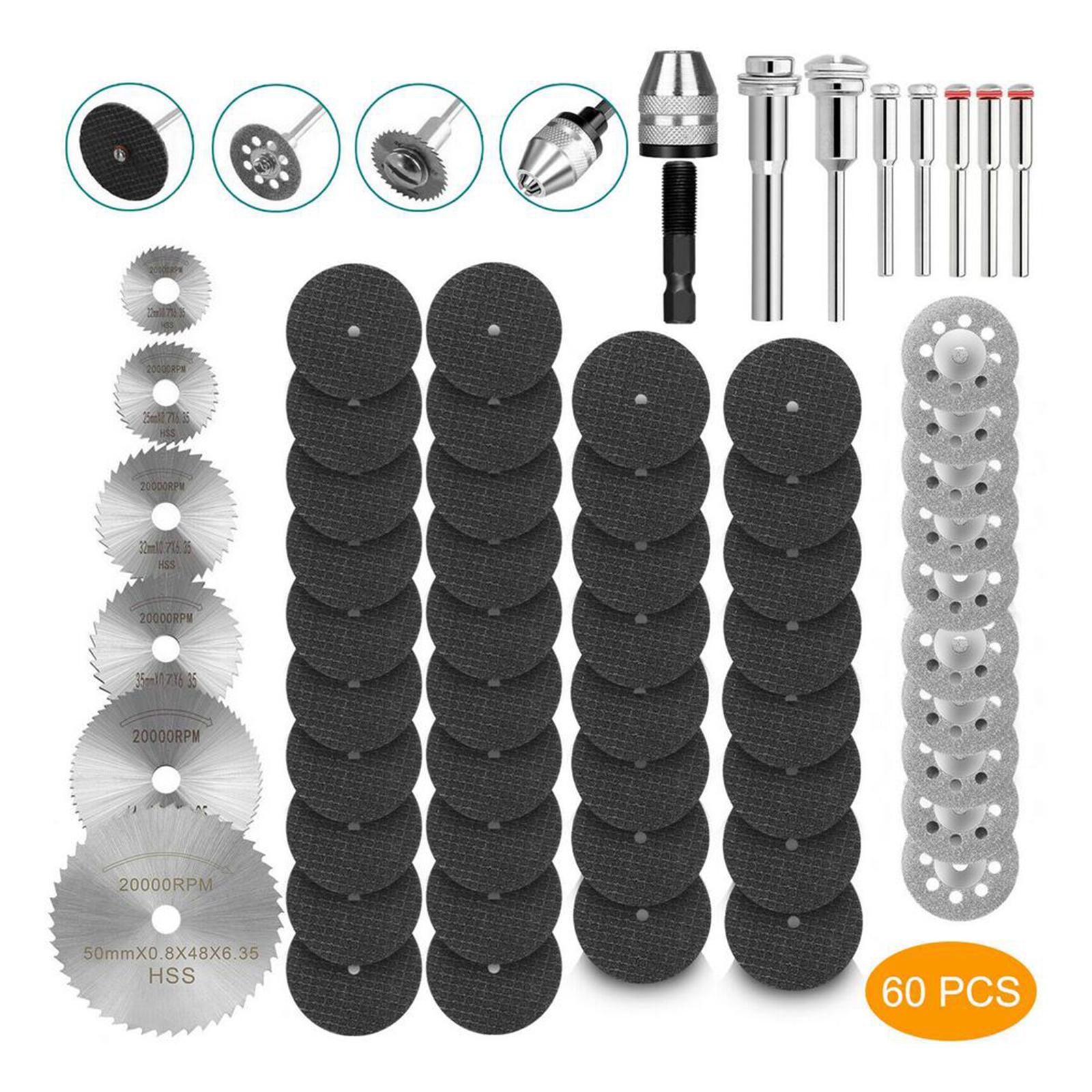 Diamond Cutting Wheel And HSS Saw Blade Cutting Stones Glass Woodworking