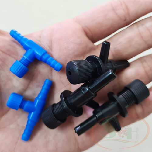 Van Oxy Nhựa Khóa Chia Khí Oxy Điều Chỉnh Lưu Lượng Khí