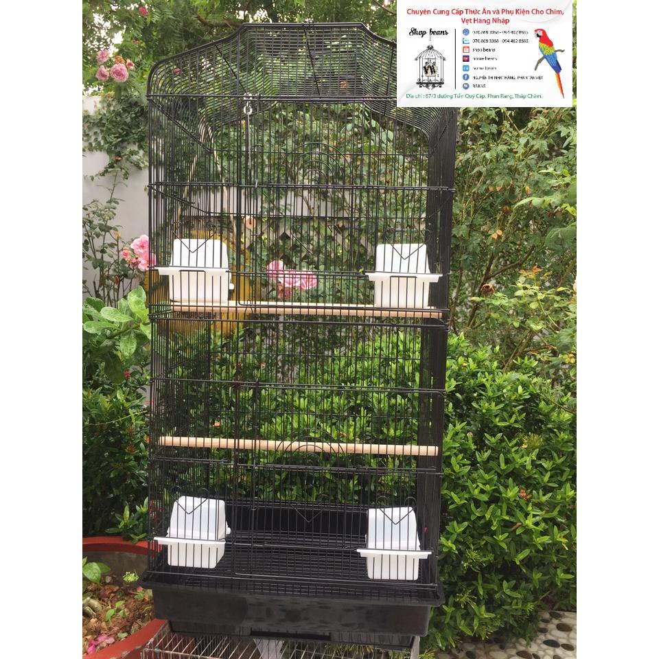 Chuồng Lồng nuôi vẹt dành cho vẹt nhỏ và vừa như lovebird , cockatiel , greencheek , sun , ngực hồng , monk ....