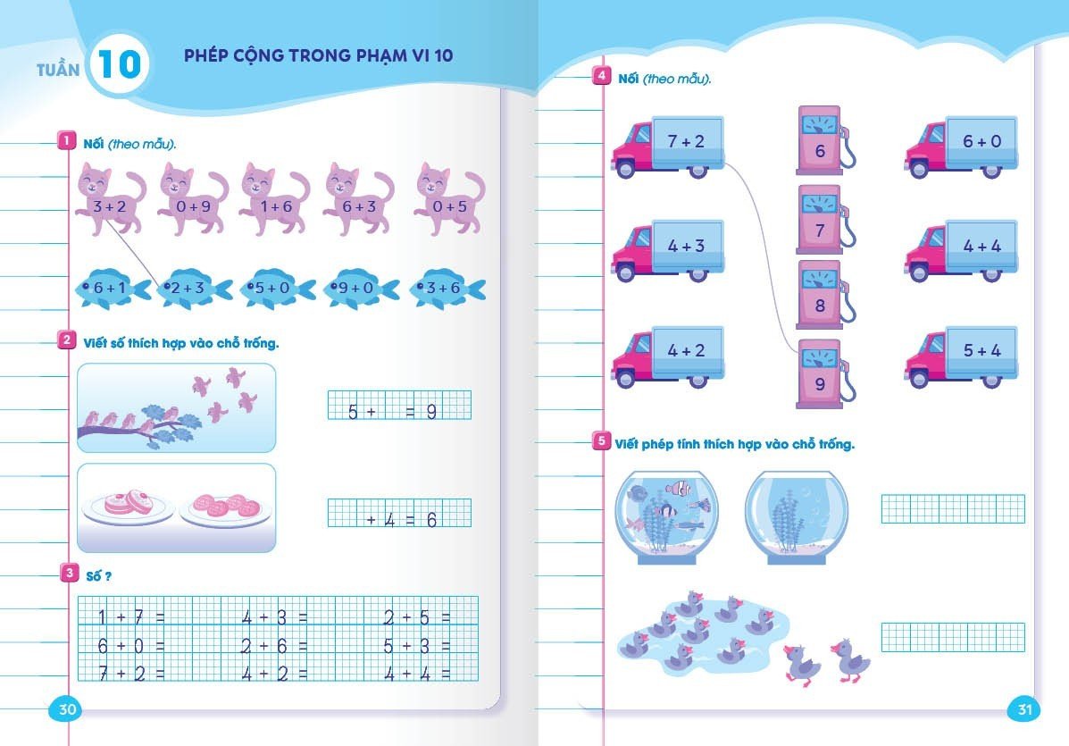 BÀI TẬP CUỐI TUẦN, Toán 1 - TẬP 1 - Kết nối Tri thức