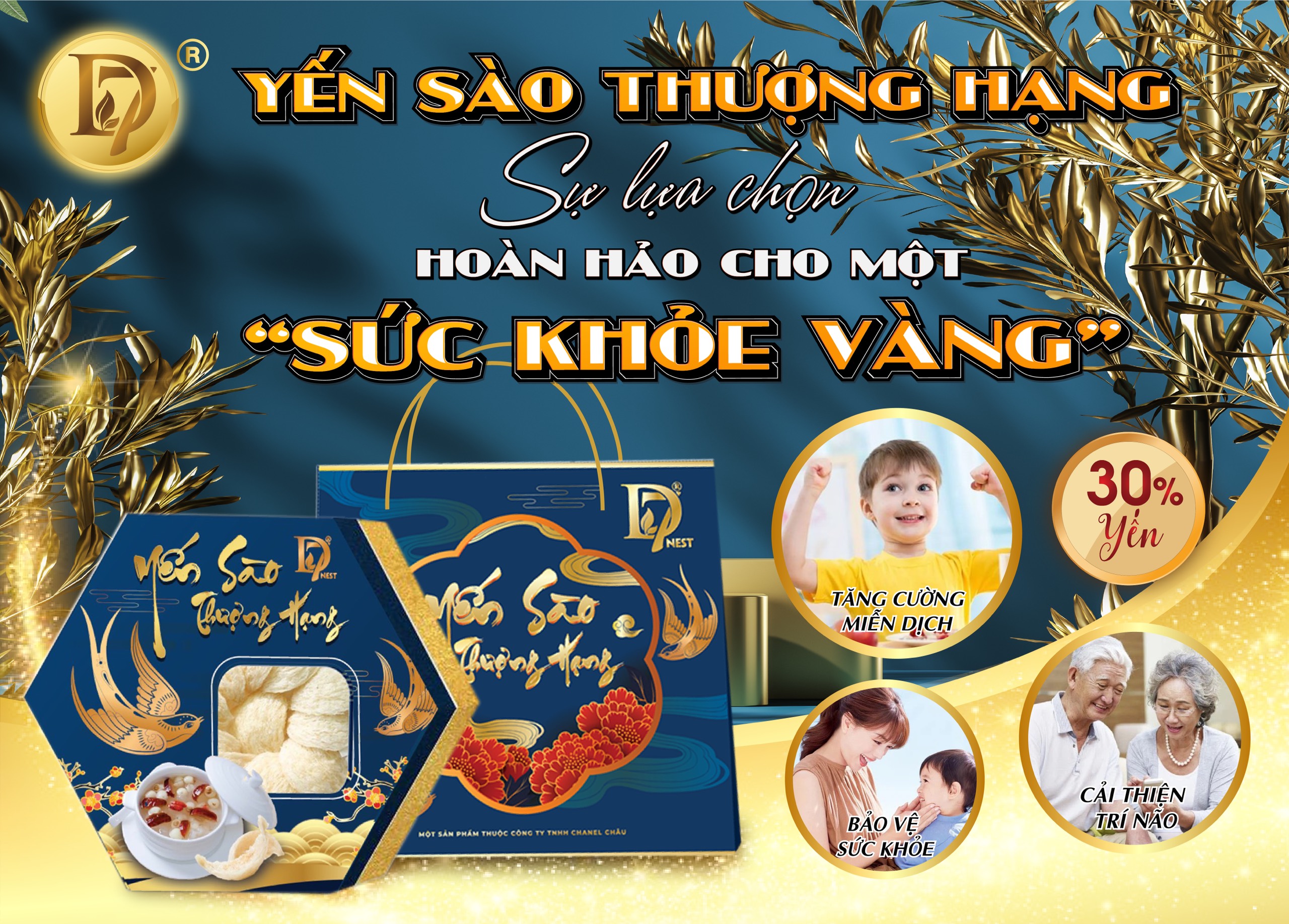 Combo 3 hủ yến chưng ĐƯỜNG PHÈN bổ dưỡng - D7