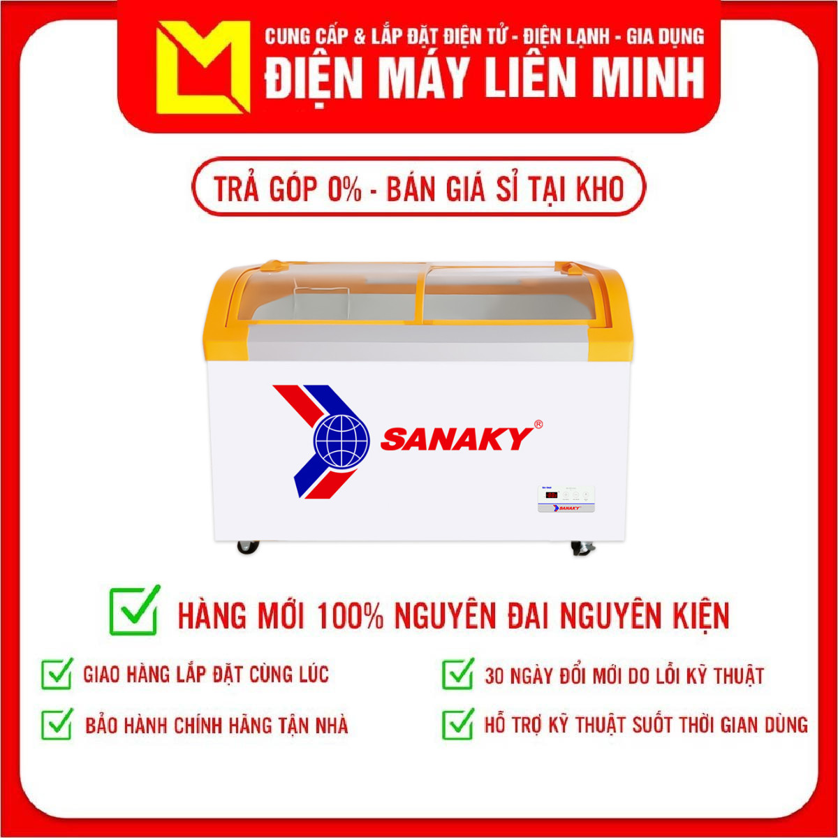 Tủ đông Sanaky VH-4899KB 350 lít - Hàng chính hãng (chỉ giao HCM)