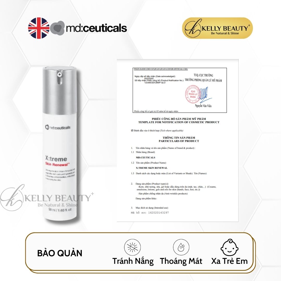 Kem Tế Bào Gốc Phục Hồi Da X:TREME Skin Renewal - MD:Ceuticals | Kelly Beauty