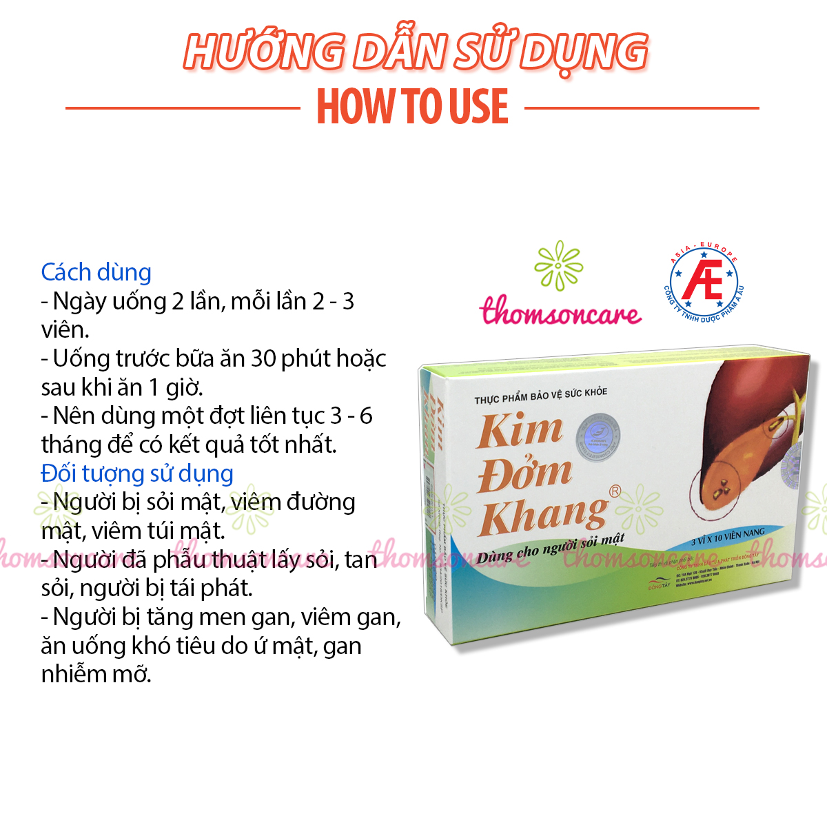 Kim đởm khang Combo 6 tặng ngay 1H - Hỗ trợ giảm sỏi gan, mật, tán sỏi từ Kim tiền thảo, diệp hạ châu