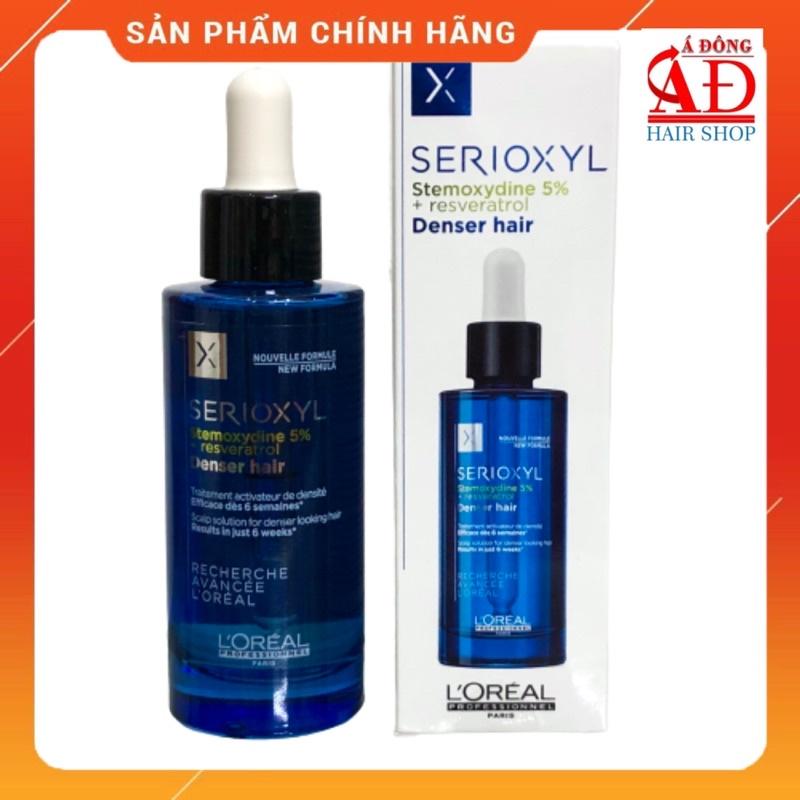 BỘ DẦU GỘI XẢ LOREAL SERIOXYL LÀM DÀY TÓC 250ML/150ML VÀ TINH CHẤT MỌC TÓC DENSER HAIR 90ML