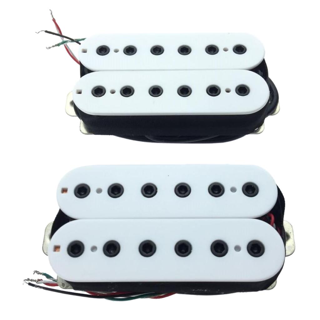 Guitar Parts Accessory PICKUPS HUMBUCKER - Bridge & Neck Pickup SET - White