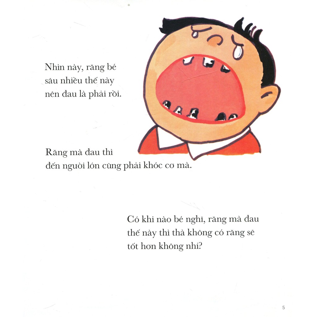 Sách Ehon Nhật Bản - Chuyện những chiếc răng - Ehomebooks