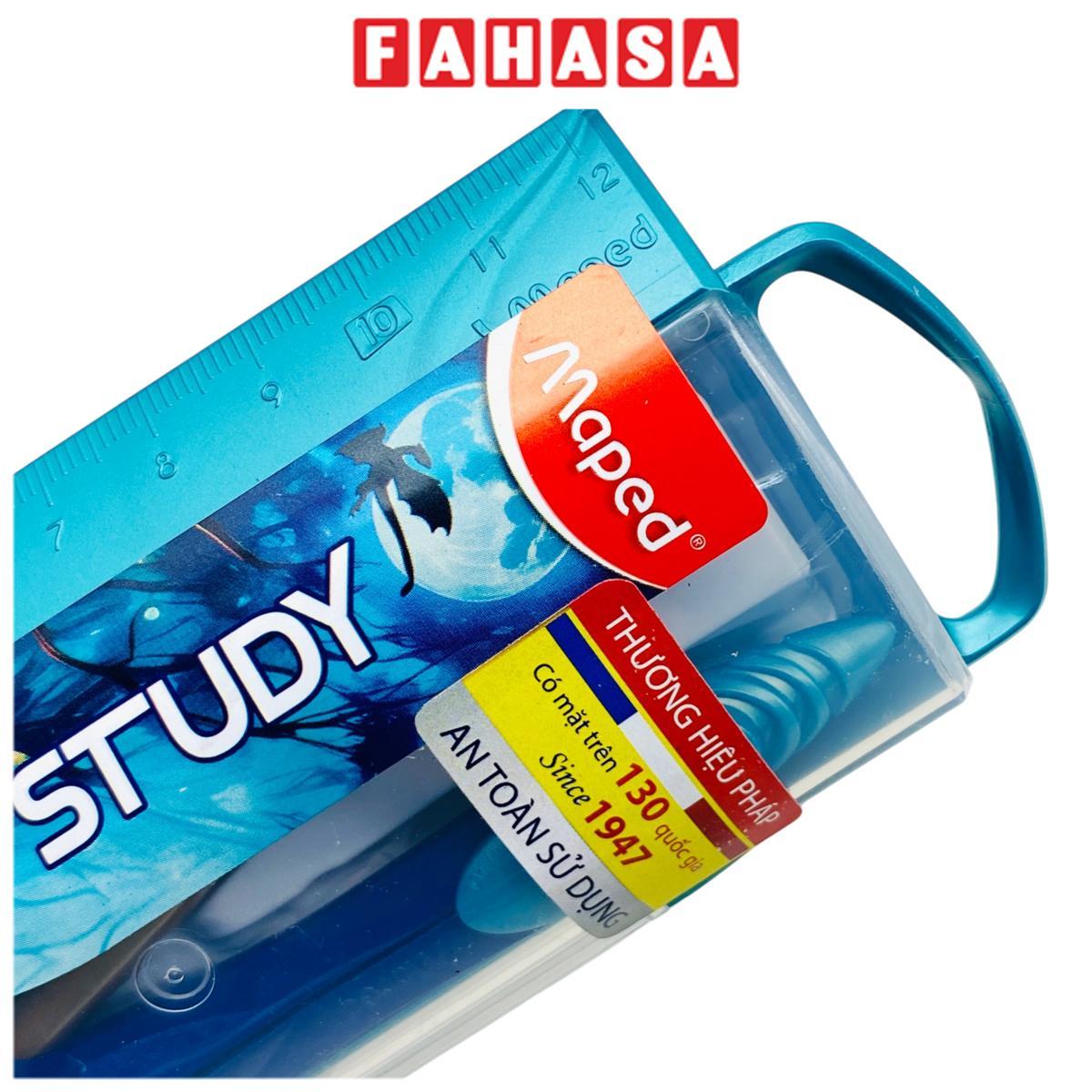 Compa Kim Loại Họa Tiết Rồng - Bút Chì Gỗ - Maped ET11941501