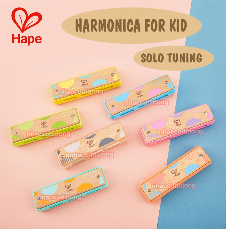 Kèn harmonica diatonic Hape Solo Tuning Cho Trẻ Từ 3 Tuổi Trở Lên