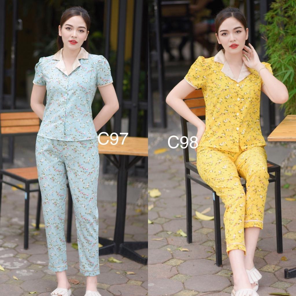 Quần áo nữ đồ mặc nhà bộ pijama lụa sang trọng,thanh lịch,chất lụa mềm nhẹ,mặc mát đủ màu,đủ size