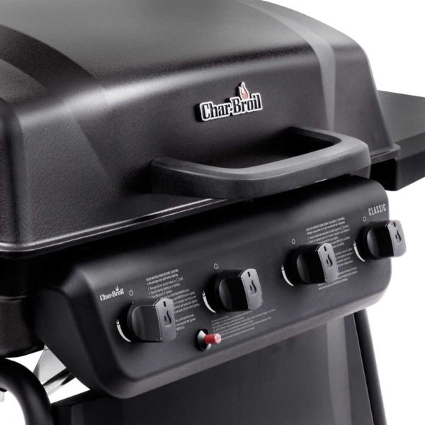 Bếp nướng Gas Landmann Char-Broil 467620417 Classic 4 đầu đốt, có đầu đốt phụ Hàng chính hãng