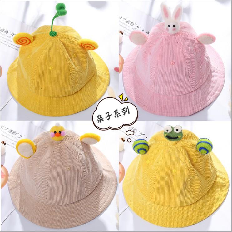 Mũ nón tai bèo họa tiết 3D vải nhung đủ mẫu siêu đáng yêu cho cả người lớn và bé
