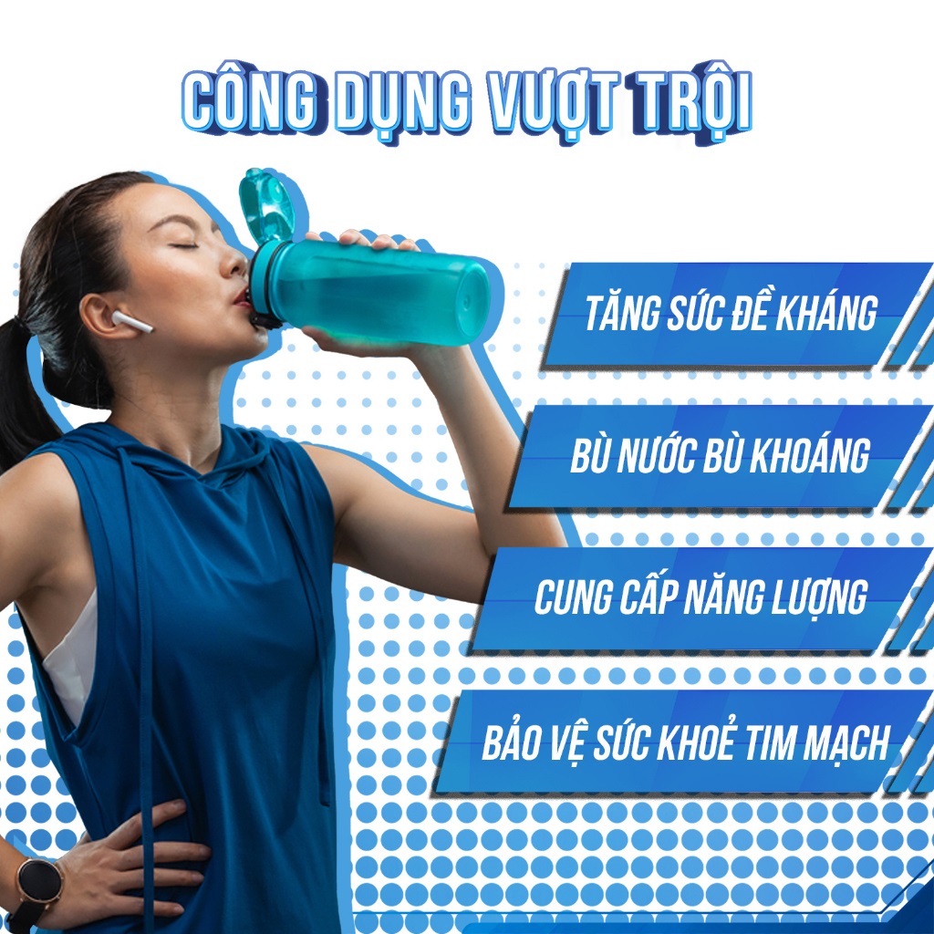 Viên Sủi bù nước, bù điện giải Ion+ Sport Drink OZOL