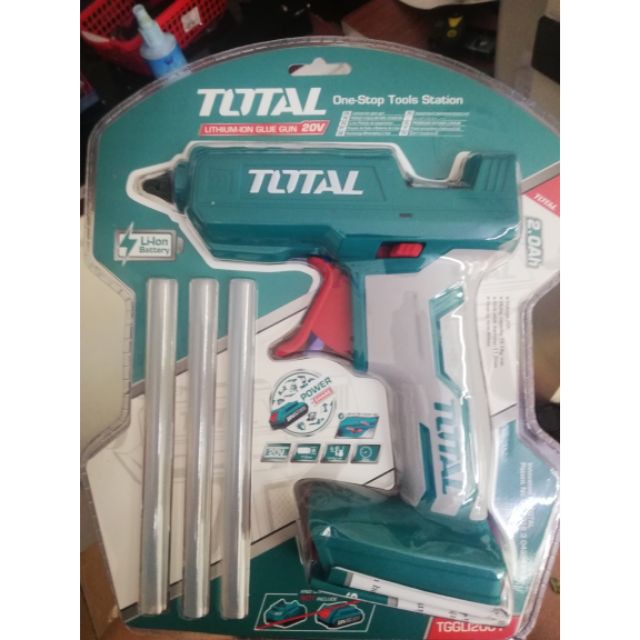 Súng bắn keo dùng pin Lithium Total TGGLI2001