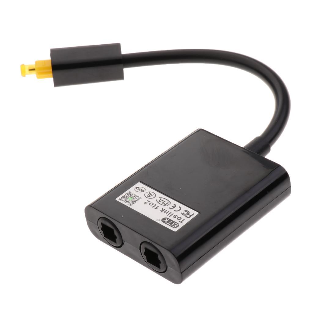 1 to 2 Splitter Optical Fiber  For  Digital Audio Cable