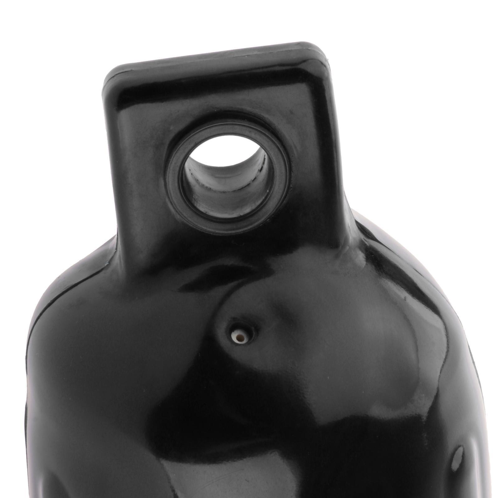 2X Boat Bumper Buoy Yacht Protection Anti-collision Black