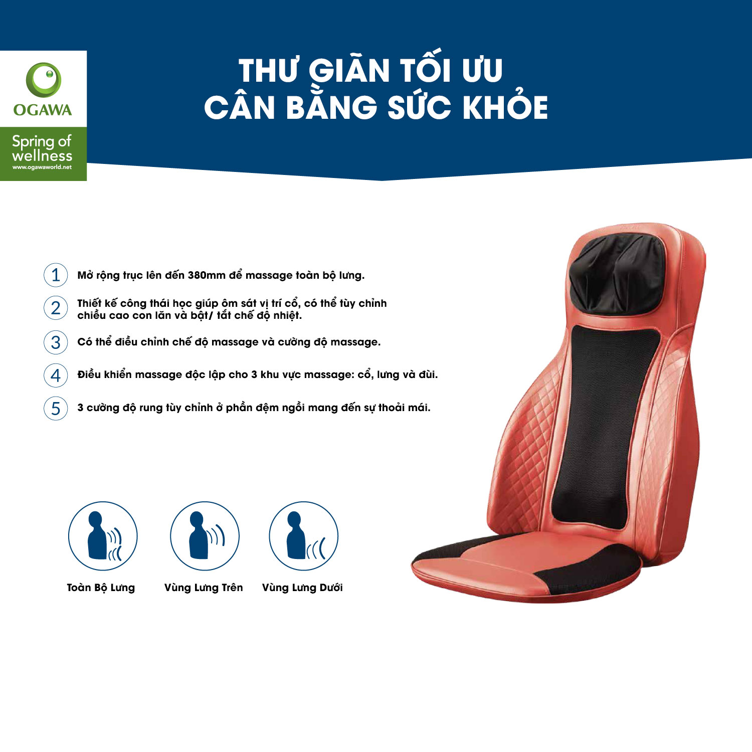 Đệm Massage Di Động Estilo Prime Plus