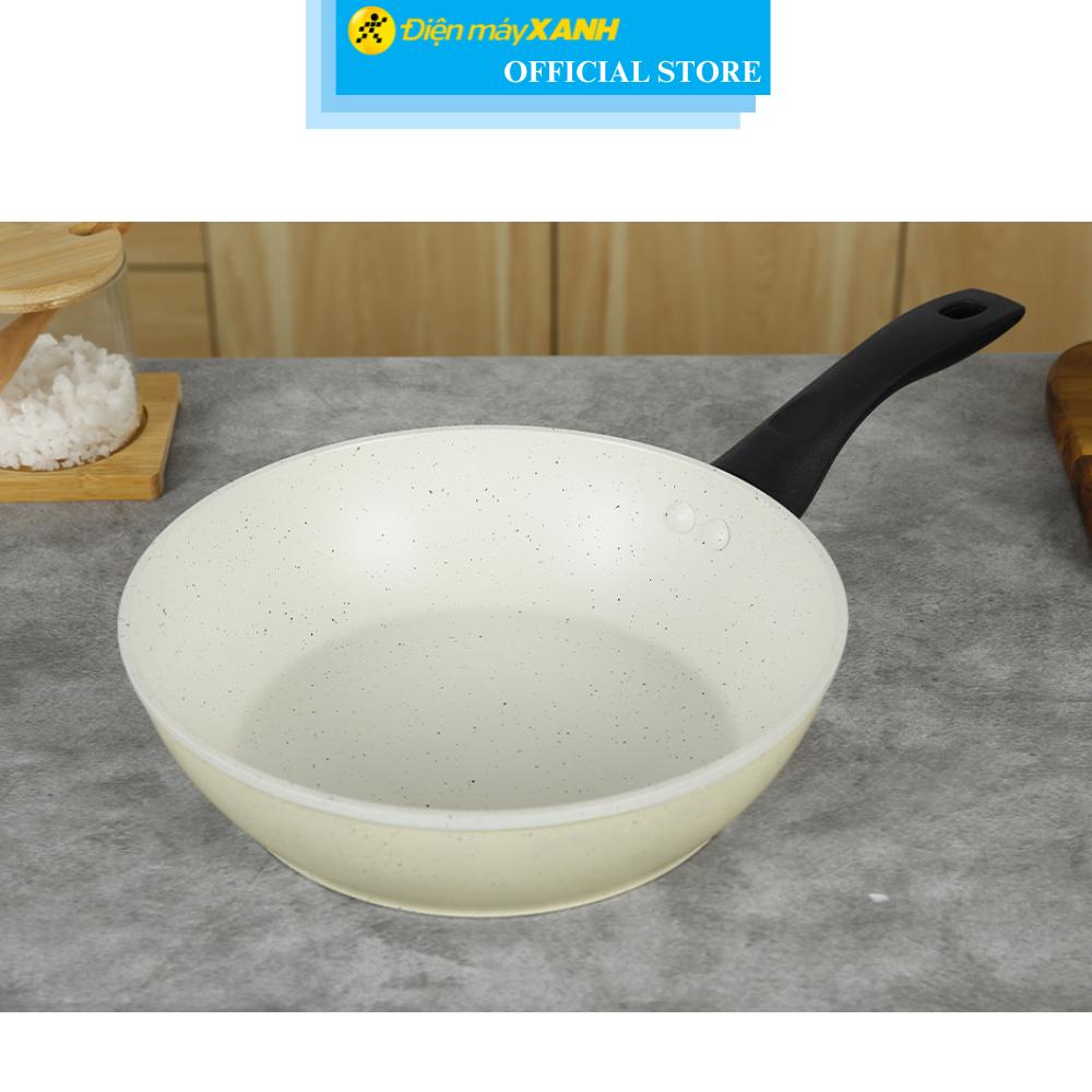 Chảo nhôm chống dính vân đá đáy từ 24 cm Green Cook GCP226-24IH