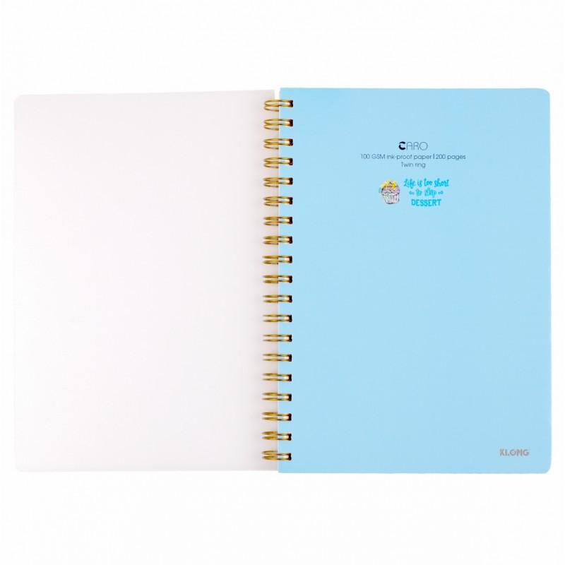 Sổ lò xo Bìa nhựa 200tr B5 Caro làm Bullet journal #Klong 576 sản phẩm mới.