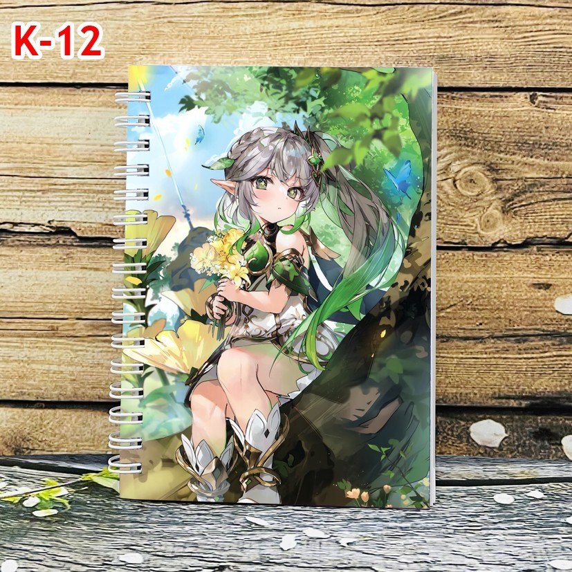 ￼Sổ viết Nahida genshin impact a6 200 trang / sổ tay hình nahida genshin impact