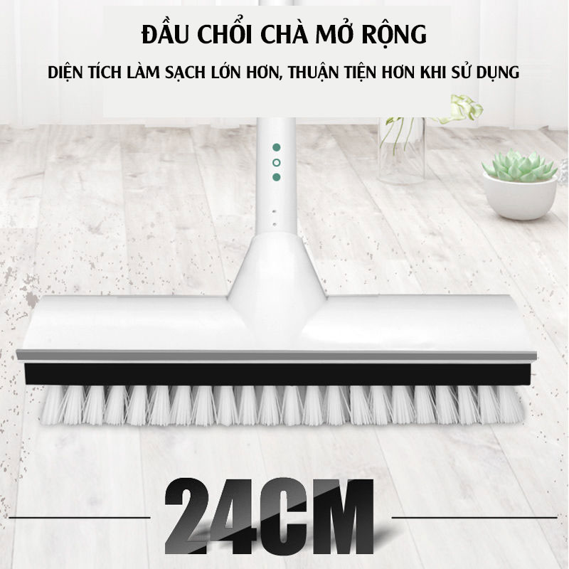 Chổi cọ nhà vệ sinh, cây chà sàn và gạt nước nhà tắm, bàn chải lông cứng cán dài Kitimop-Z2