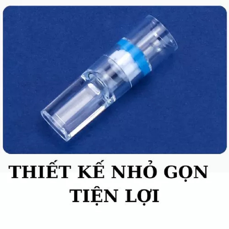 Hộp 100 đầu lọc thuốc bảo vệ sức khỏe, Kèm 4 ron chuyển loại nhỏ