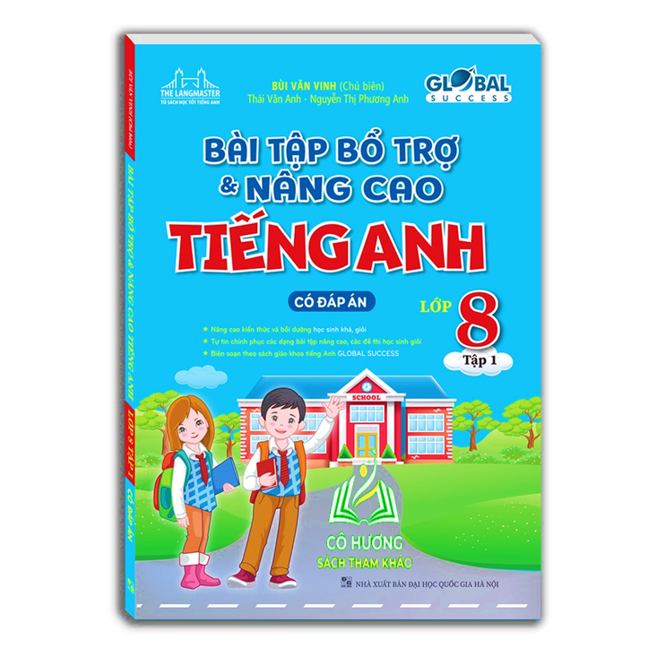 Sách - GLOBAL SUCCESS - Bài tập bổ trợ và nâng cao tiếng anh lớp 8 tập 1 (có đáp án) (MT)