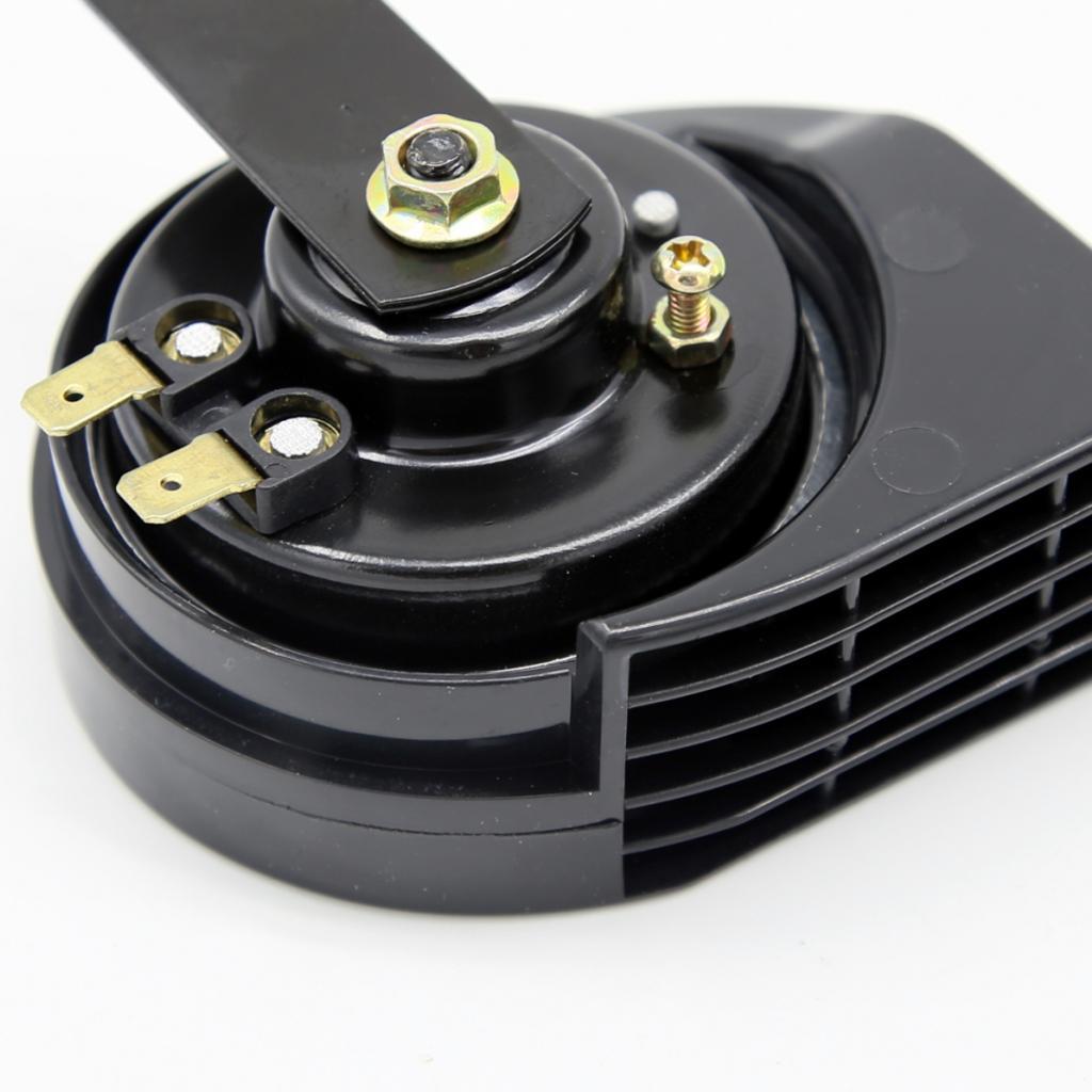1 Pair Black 12V Loud Car Truck 110DB Dual-  Snail Electric Air