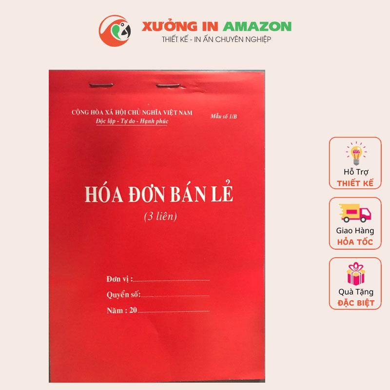 Hoá đơn bán lẻ 2 liên khổ A5 loại xịn (1 quyển)