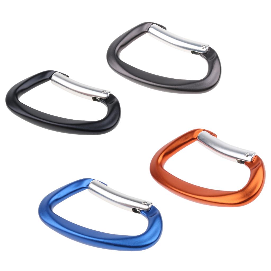 12KN Spring Clip Carabiner Key Buckle For Outdoor Climbing