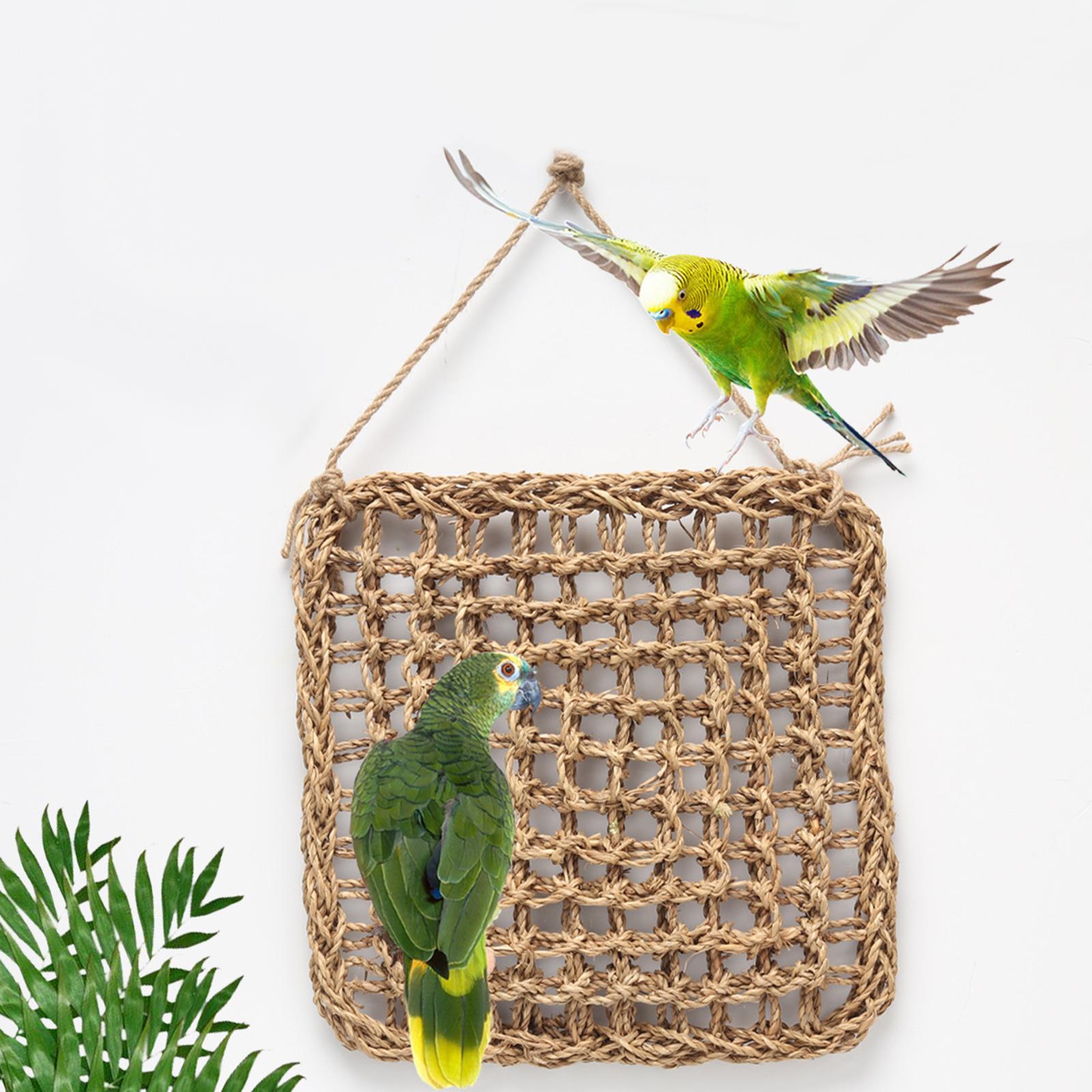 2X Climbing Ladder Hammock Climbing Net for Bird Cage Canaries